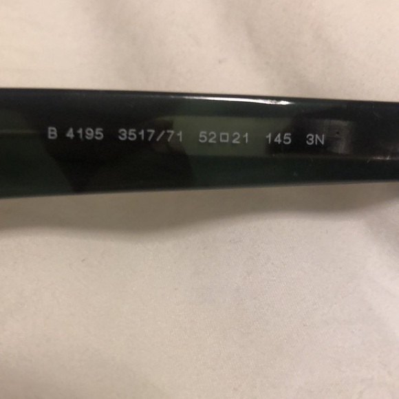 Burberry B4195 Cat Eye Sunglasses Green - Picture 5 of 6